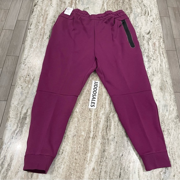 Nike Tech Fleece Pants Joggers Slim Fit Sangria Blue CU4495-610 Men’s Size XXL - Picture 3 of 12